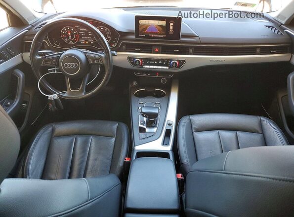 WAUENAF42HN013870 2017 AUDI A4 Charcoal Vista del salpicadero