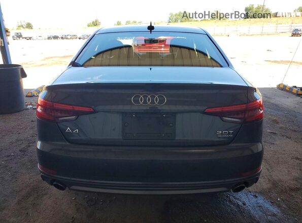 WAUENAF42HN013870 2017 AUDI A4 Charcoal Vista trasera