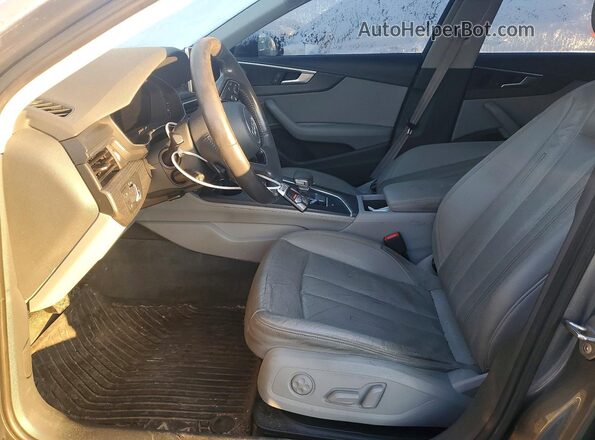 WAUENAF42HN038204 2017 AUDI A4 Серый Вид салона спереди