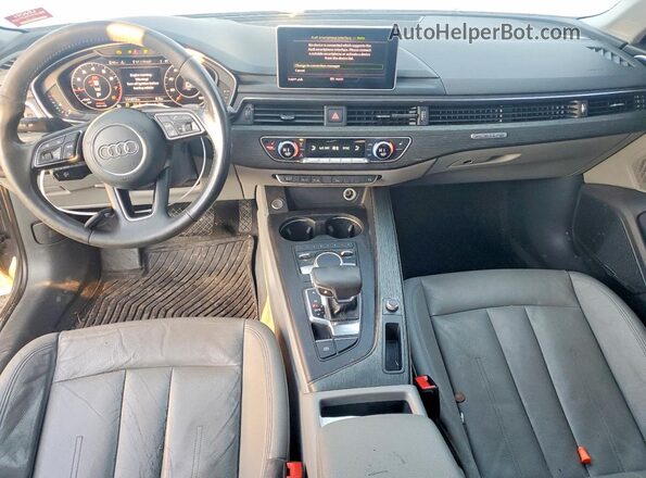 WAUENAF42HN038204 2017 AUDI A4 Серый Вид панели приборов