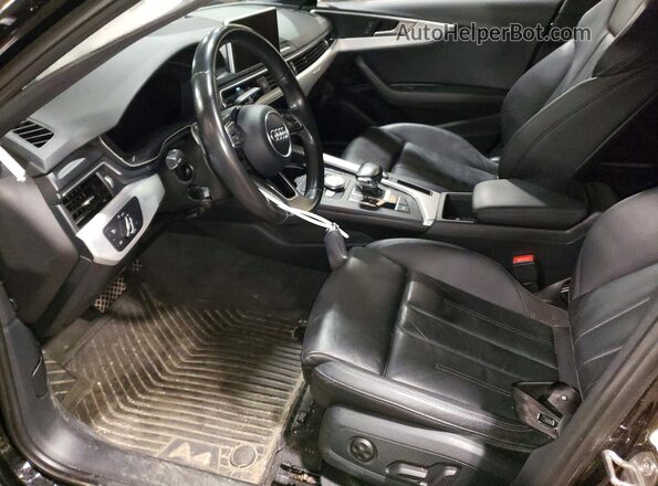 WAUENAF42HN041975 2017 AUDI A4 Black Front interior view