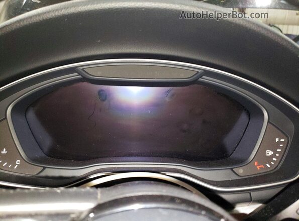 WAUENAF42HN041975 2017 AUDI A4 Black Instrument cluster view