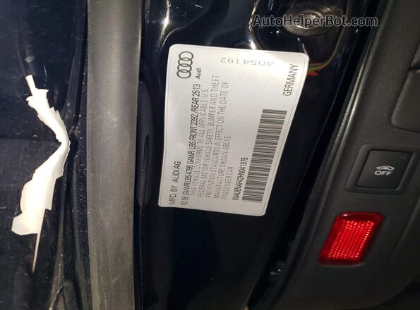 WAUENAF42HN041975 2017 AUDI A4 Black Engine compartment view