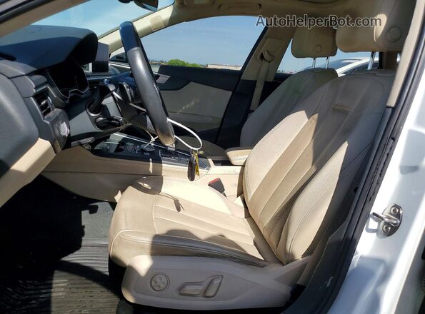 WAUENAF42JA044100 2018 AUDI A4 White Front interior view