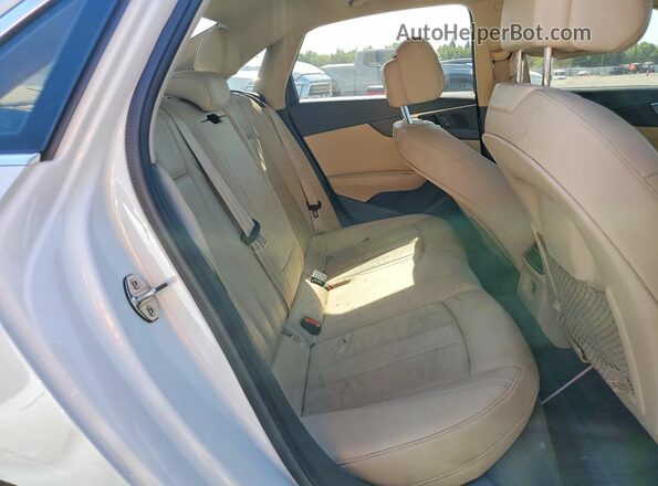WAUENAF42JA044100 2018 AUDI A4 White Rear seats view