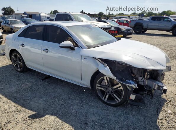 WAUENAF42JA044100 2018 AUDI A4 White Front right