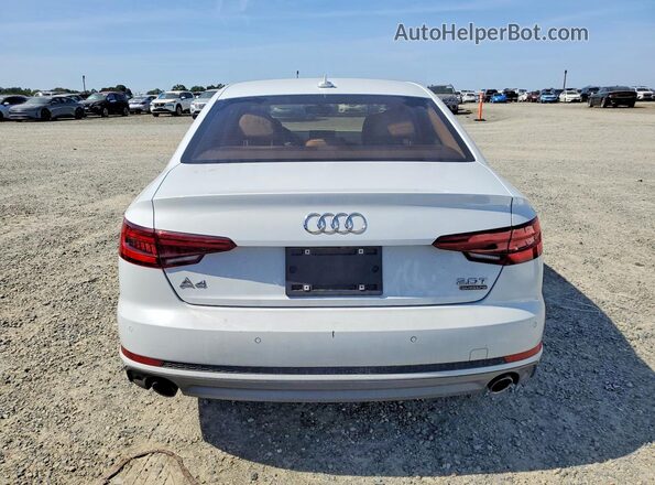 WAUENAF42JA044100 2018 AUDI A4 White Rear view