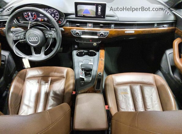 WAUENAF42JA062614 2018 AUDI A4 Black Widok deski rozdzielczej