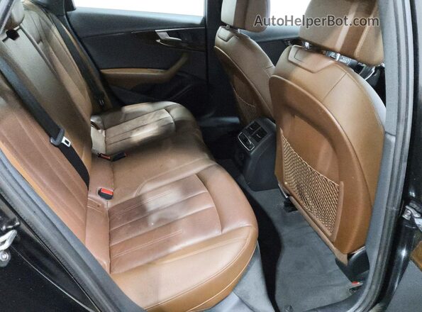 WAUENAF42JA062614 2018 AUDI A4 Black Widok tylnych siedzeń