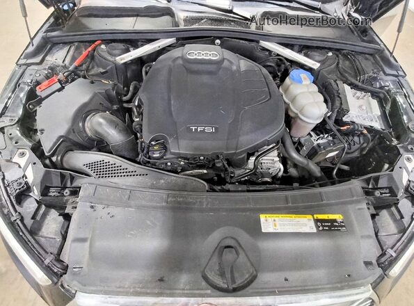 WAUENAF42JA062614 2018 AUDI A4 Black Widok wnętrza z tyłu