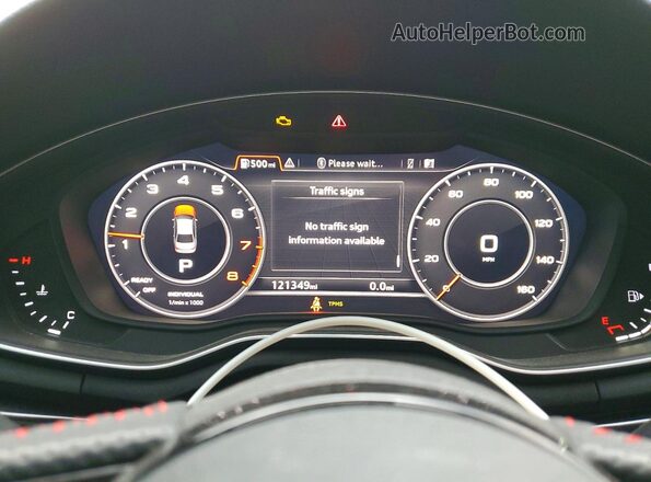 WAUENAF42KA109058 2019 AUDI A4 Gray Вид щитка приладів