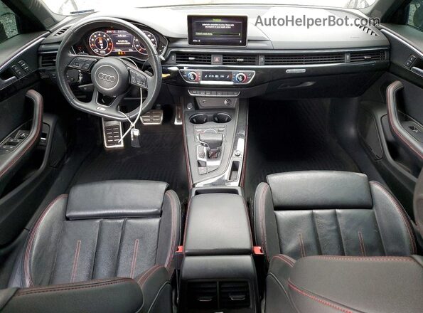 WAUENAF42KA109058 2019 AUDI A4 Gray Вид панелі приладів