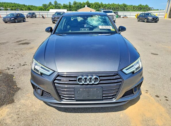 WAUENAF42KN014864 2019 AUDI A4 Charcoal Вид спереду