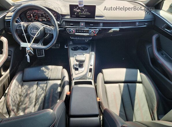 WAUENAF42KN014864 2019 AUDI A4 Charcoal Вид панелі приладів
