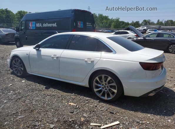 WAUENAF42LN009486 2020 AUDI A4 White Trasero izquierdo