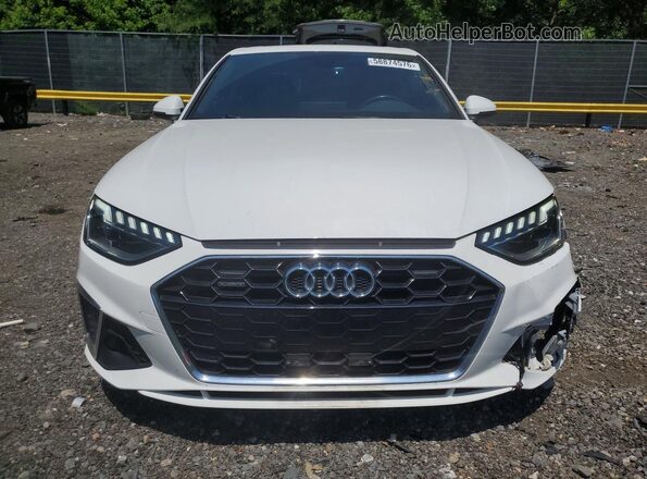 WAUENAF42LN009486 2020 AUDI A4 White Vista frontal