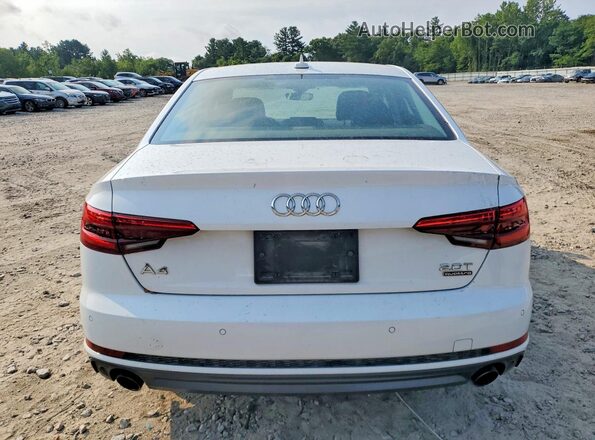 WAUENAF43HN010069 2017 AUDI A4 White Вид ззаду