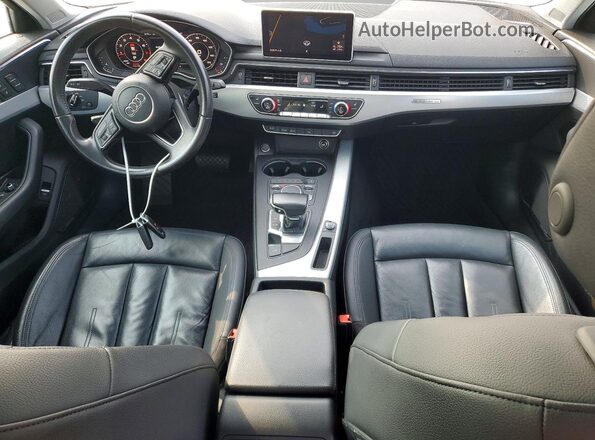 WAUENAF43HN010069 2017 AUDI A4 White Вид панелі приладів