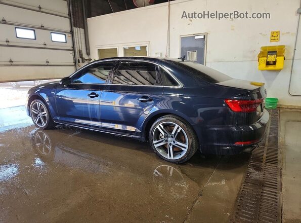 WAUENAF43HN016745 2017 AUDI A4 Black Rear left