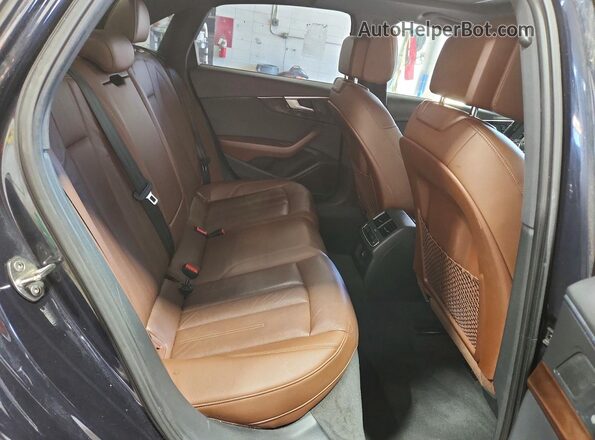 WAUENAF43HN016745 2017 AUDI A4 Black Rear seats view