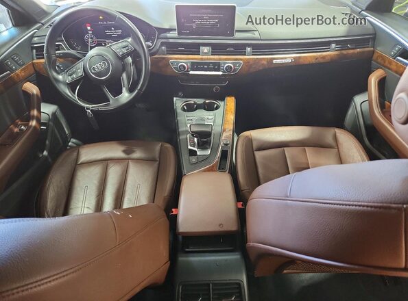 WAUENAF43HN016745 2017 AUDI A4 Black Dashboard view