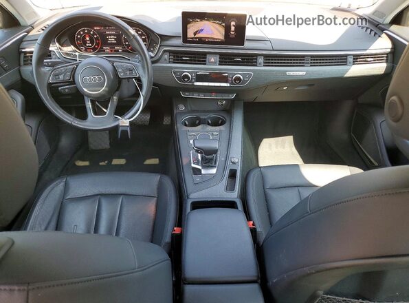 WAUENAF43HN025025 2017 AUDI A4 Black Dashboard view