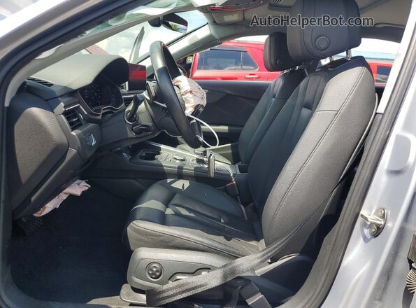 WAUENAF43JA011039 2018 AUDI A4 Silver წინა სალონის ხედი