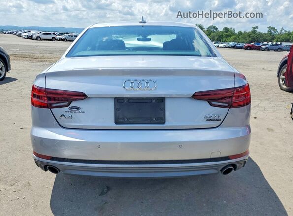 WAUENAF43JA011039 2018 AUDI A4 Silver უკანა ხედი