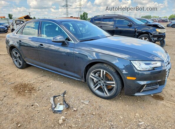 WAUENAF43JA019836 2018 AUDI A4 Gray Delantero derecho