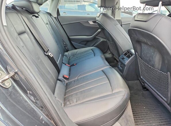 WAUENAF43JA019836 2018 AUDI A4 Gray Vista de los asientos traseros