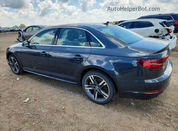WAUENAF43JA019836 2018 AUDI A4 Gray Trasero izquierdo
