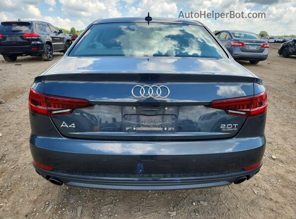 WAUENAF43JA019836 2018 AUDI A4 Gray Vista trasera