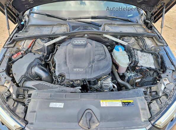 WAUENAF43JA019836 2018 AUDI A4 Gray Vista interior trasera
