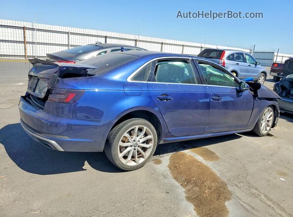 WAUENAF43KN014212 2019 AUDI A4 Blue Հետևի աջ
