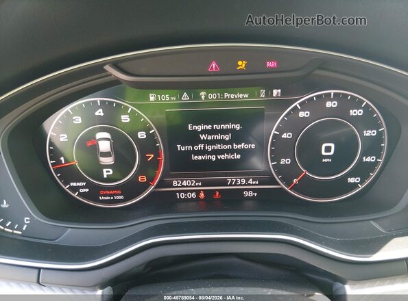 WAUENAF44HN000179 2017 AUDI A4 White Вид задніх сидінь