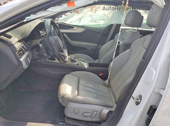 WAUENAF44HN060771 2017 AUDI A4 White Widok wnętrza z przodu