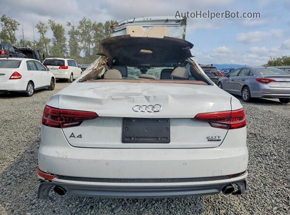 WAUENAF44HN060771 2017 AUDI A4 White Widok z tyłu