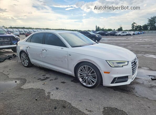 WAUENAF44HN071480 2017 AUDI A4 Белый Передняя правая четверть