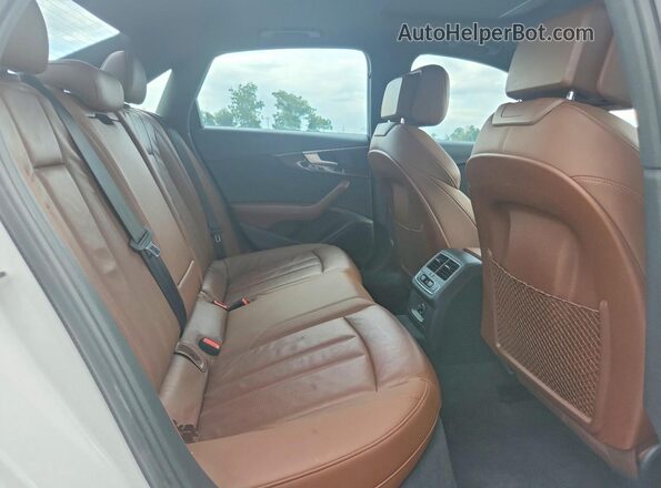 WAUENAF44HN071480 2017 AUDI A4 Белый Вид задних сидений