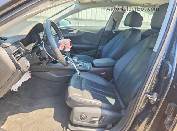WAUENAF44JA039996 2018 AUDI A4 Black Widok wnętrza z przodu