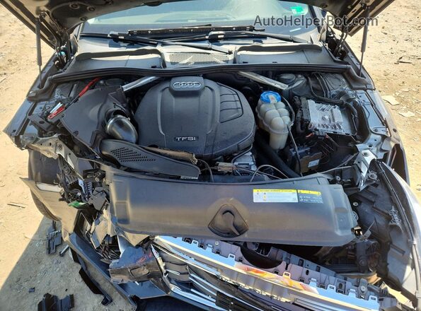 WAUENAF44JA039996 2018 AUDI A4 Black Widok wnętrza z tyłu