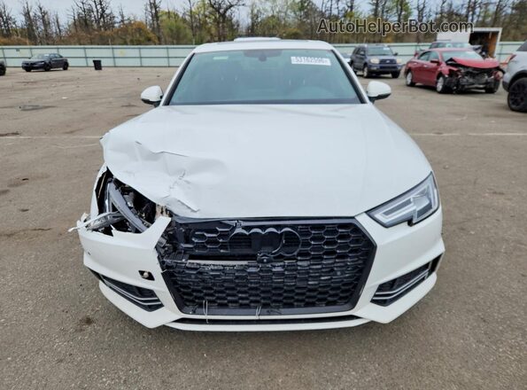 WAUENAF44JA083271 2018 AUDI A4 White Դիմացի տեսք