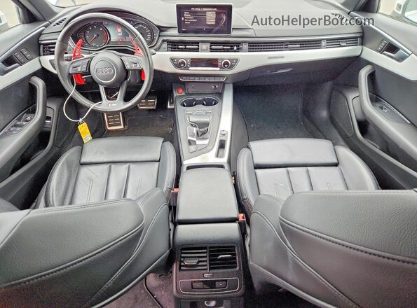 WAUENAF44JA083271 2018 AUDI A4 White Առջևի վահանակի տեսք
