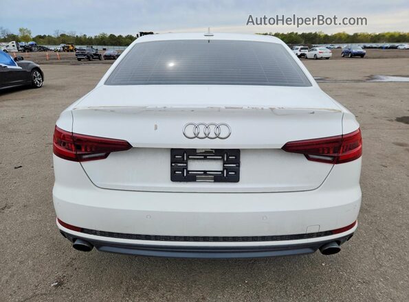 WAUENAF44JA083271 2018 AUDI A4 White Հետևի տեսք