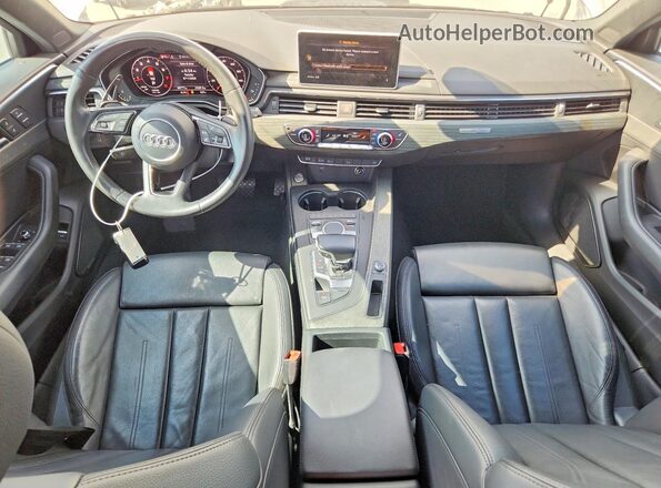 WAUENAF44JA109884 2018 AUDI A4 Белый Вид панели приборов