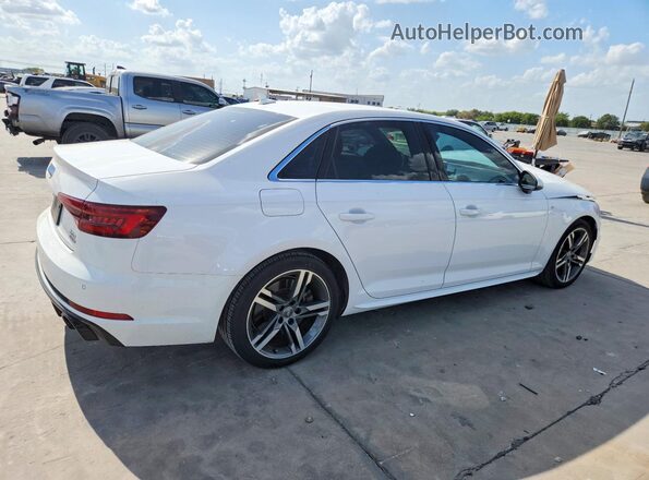 WAUENAF44JA109884 2018 AUDI A4 Белый Задняя правая четверть