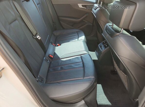 WAUENAF44JA109884 2018 AUDI A4 Белый Вид задних сидений