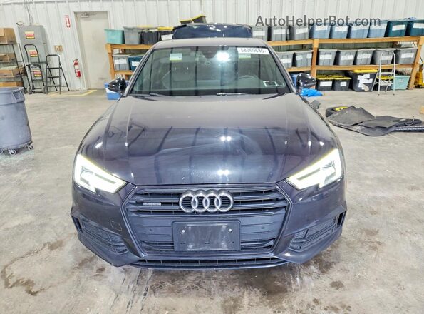 WAUENAF44JA130427 2018 AUDI A4 Blue Դիմացի տեսք