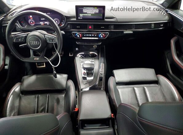 WAUENAF44JA130427 2018 AUDI A4 Blue Առջևի վահանակի տեսք