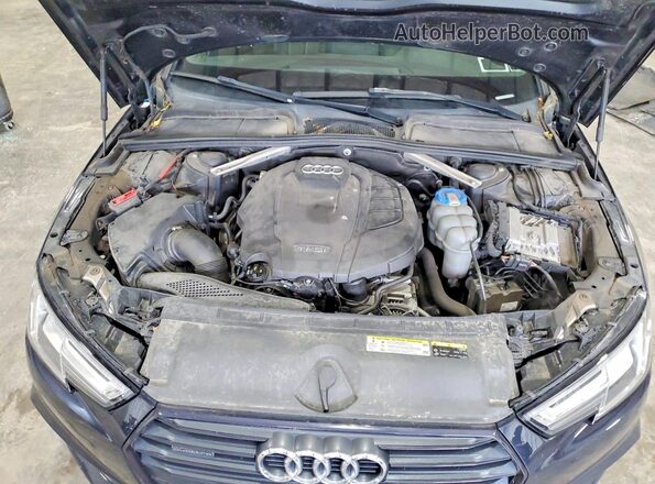 WAUENAF44JA130427 2018 AUDI A4 Blue Սալոնի հետևի տեսք